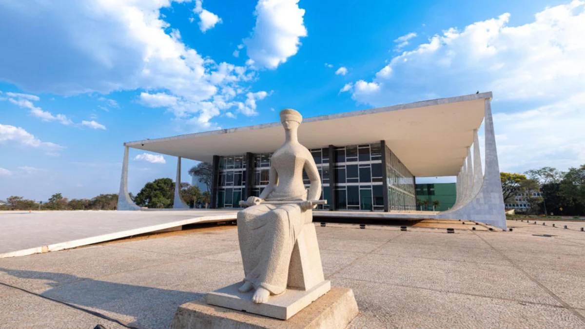 Plenário do Supremo Tribunal Federal durante sessão